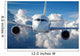 Commercial Airliner Flight Wall Decal