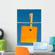 Note Clothesline Wall Decal