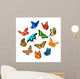 Flying Butterflies Wall Stickers Wall Decal
