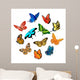 Flying Butterflies Wall Stickers Wall Decal