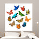 Flying Butterflies Wall Stickers Wall Decal