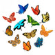 Flying Butterflies Wall Stickers Wall Decal