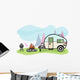 Camper Illustration Wall Decal