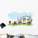 Camper Illustration Wall Decal