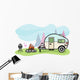 Camper Illustration Wall Decal