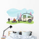 Camper Illustration Wall Decal