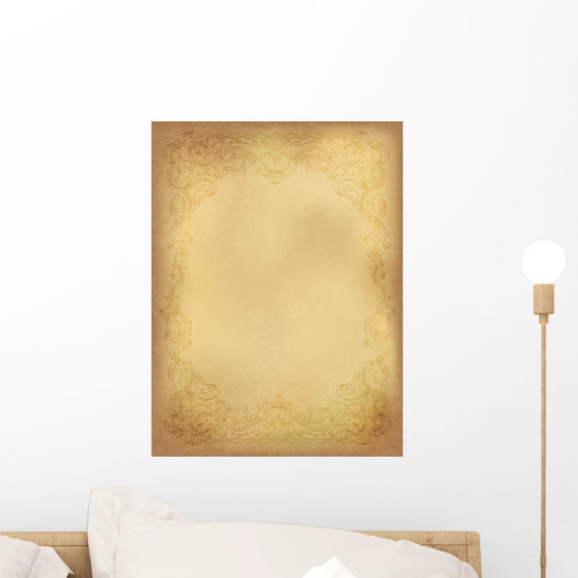 Vintage Ornamental Frame Vector Wall Decal