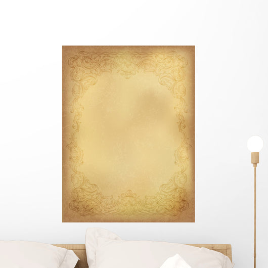 Vintage Ornamental Frame Vector Wall Decal