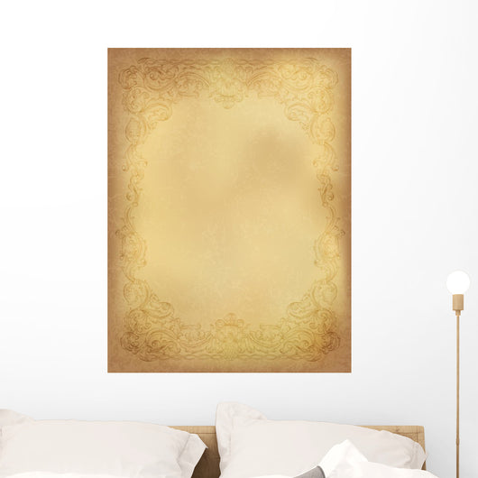 Vintage Ornamental Frame Vector Wall Decal