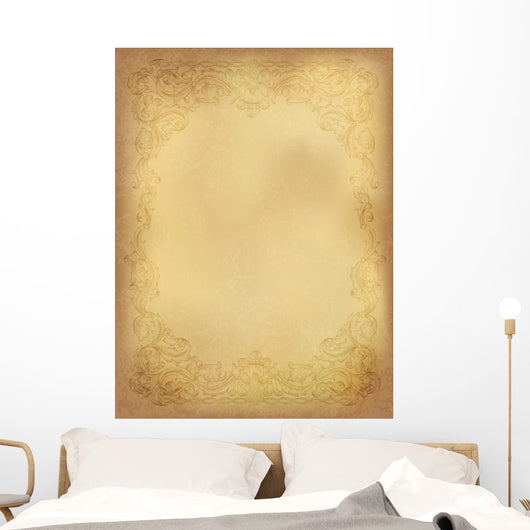 Vintage Ornamental Frame Vector Wall Decal