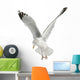 Flapping European Herring Gull Wall Decal