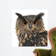 Eurasian Eagle-owl Face Close-up Wall Decal