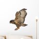 Flying Eurasian Eagle-owl Left Side Wall Decal