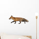Red Fox Left Side Wall Decal