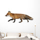 Red Fox Left Side Wall Decal