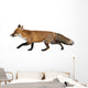 Red Fox Left Side Wall Decal