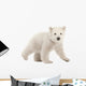 Trundling Polar Bear Cub Wall Decal