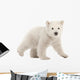 Trundling Polar Bear Cub Wall Decal