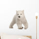Walking Polar Bear Cub Wall Decal