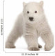 Walking Polar Bear Cub Wall Decal