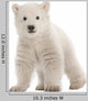 Polar bear cub, Ursus maritimus, 3 months old Wall Decal