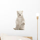 Polar Bear Cub Sitting Up Wall Decal