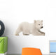 Polar Bear Cub Starting to Lay Down Wall Decal