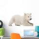 Polar Bear Cub Starting to Lay Down Wall Decal