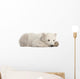 Resting Polar Bear Cub Wall Decal
