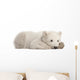 Resting Polar Bear Cub Wall Decal