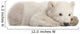 Resting Polar Bear Cub Wall Decal
