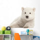 Polar Bear Cub Watching Wall Decal