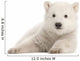 Polar Bear Cub Watching Wall Decal