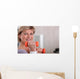 Mature Woman Using Dumbbells Wall Decal