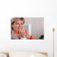 Mature Woman Using Dumbbells Wall Decal