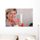 Mature Woman Using Dumbbells Wall Decal