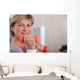 Mature Woman Using Dumbbells Wall Decal