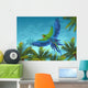 Amazon Tropical with Parrots Wall Decal