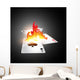 Burning Card Wall Decal