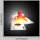 Burning Card Wall Decal