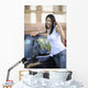 Japanese Woman with Her Wall Decal