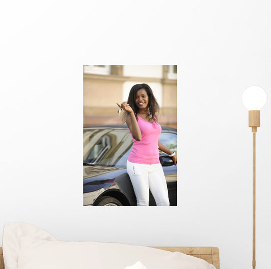 African American Woman Wall Decal