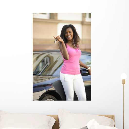 African American Woman Wall Decal