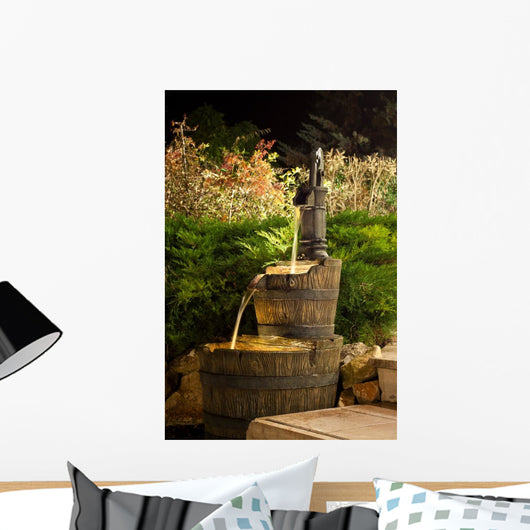 Small Fountain Wall Decal