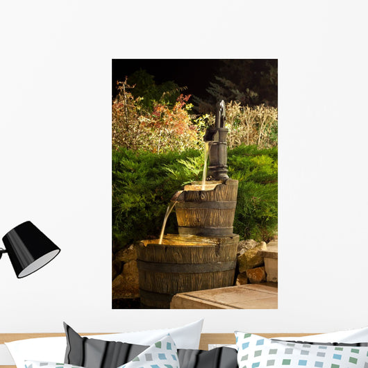 Small Fountain Wall Decal