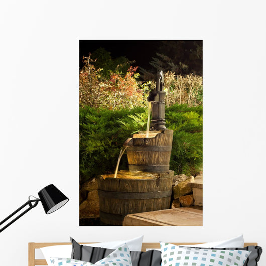 Small Fountain Wall Decal