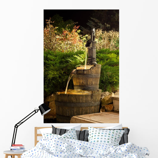 Small Fountain Wall Decal