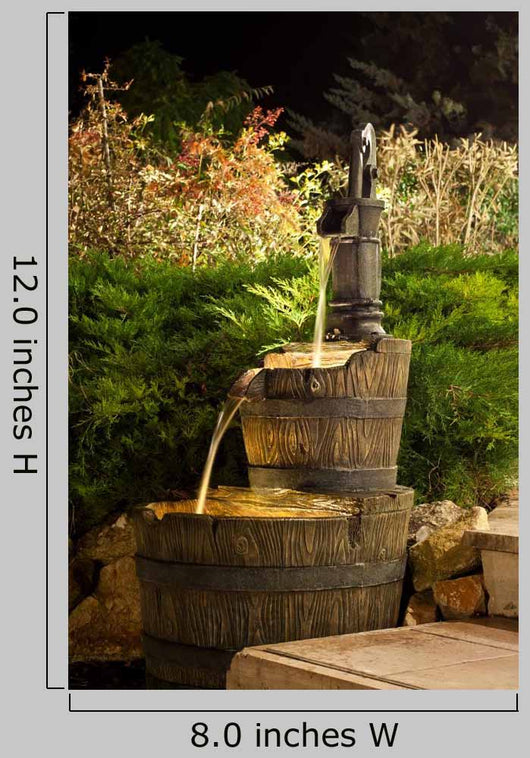 Small Fountain Wall Decal