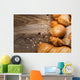 Assortment Baked Bread Wood Wall Decal