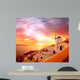 Santorini with Old Windmill Wall Decal